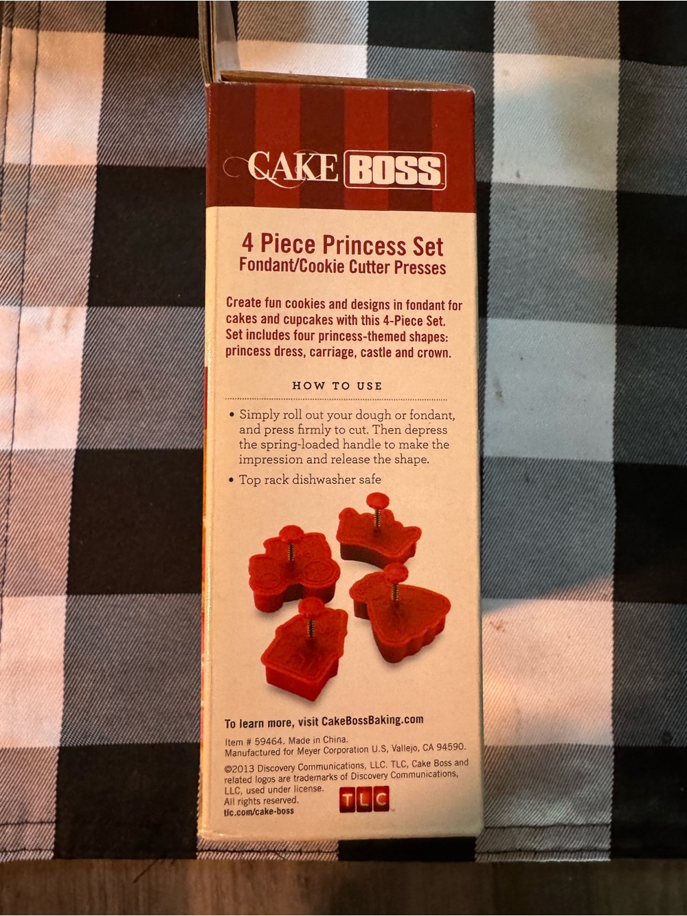 Cake Boss - Princess - Spring Loaded Cookie Cutter Set - 4 Pieces - Picture 2 of 3